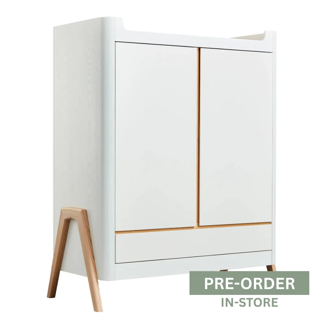 Hera Wardrobe White & Natural