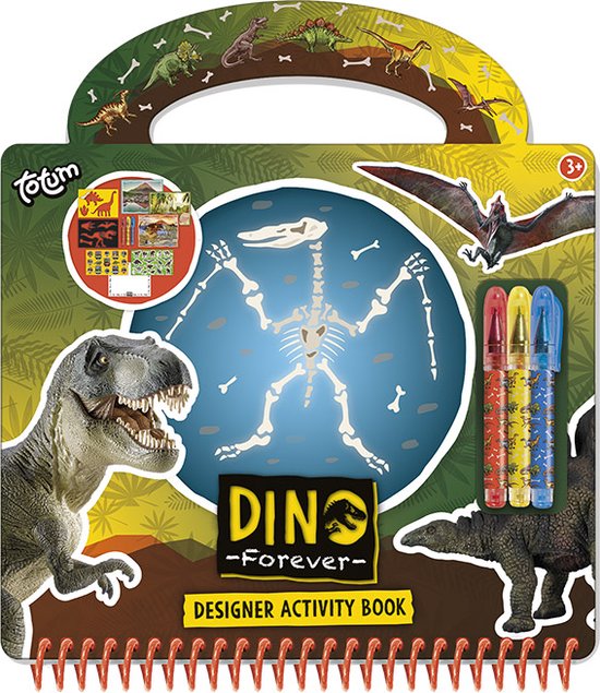 Dino designer activity book
