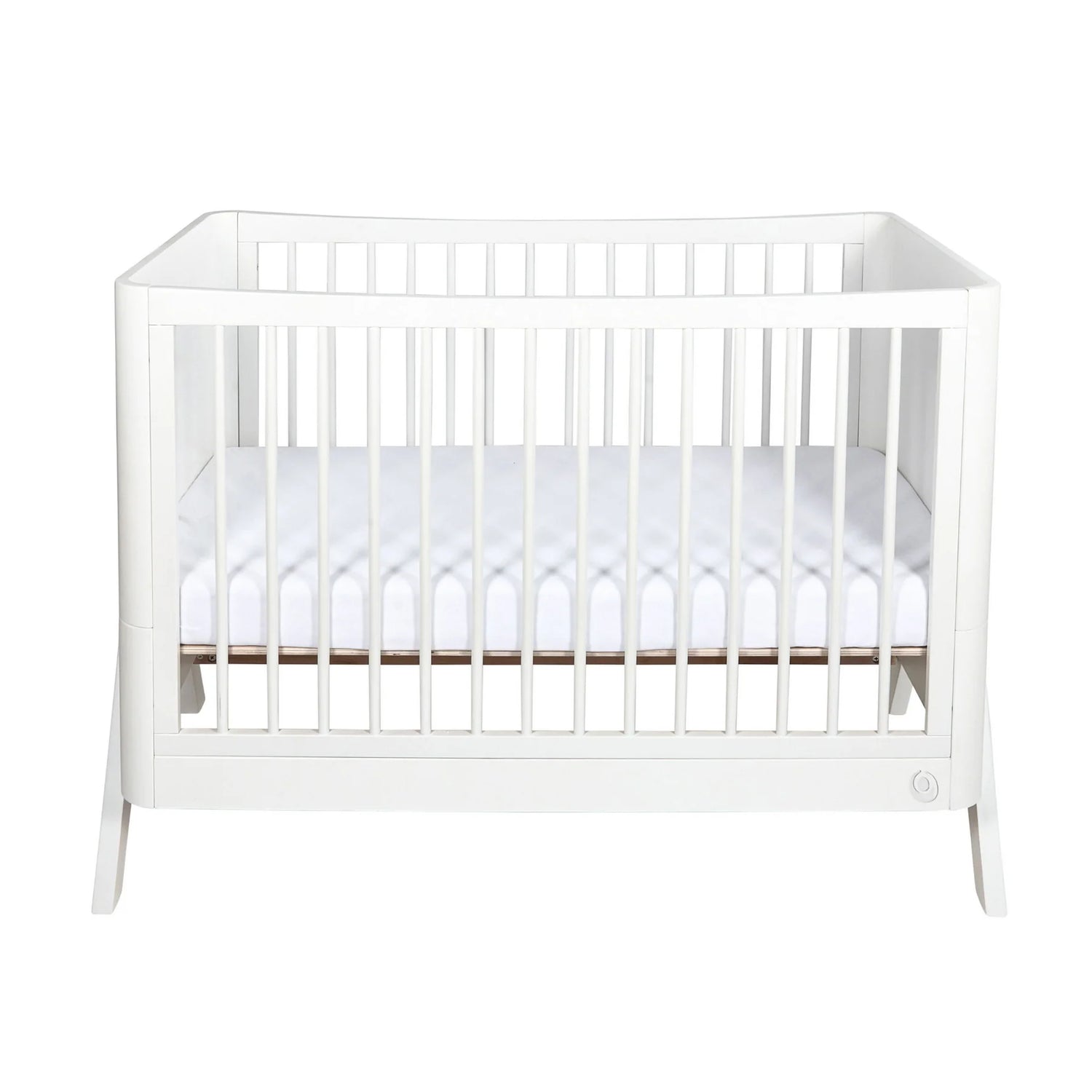 Gaia Hera Cot Bed 'Studio Edit' White/White