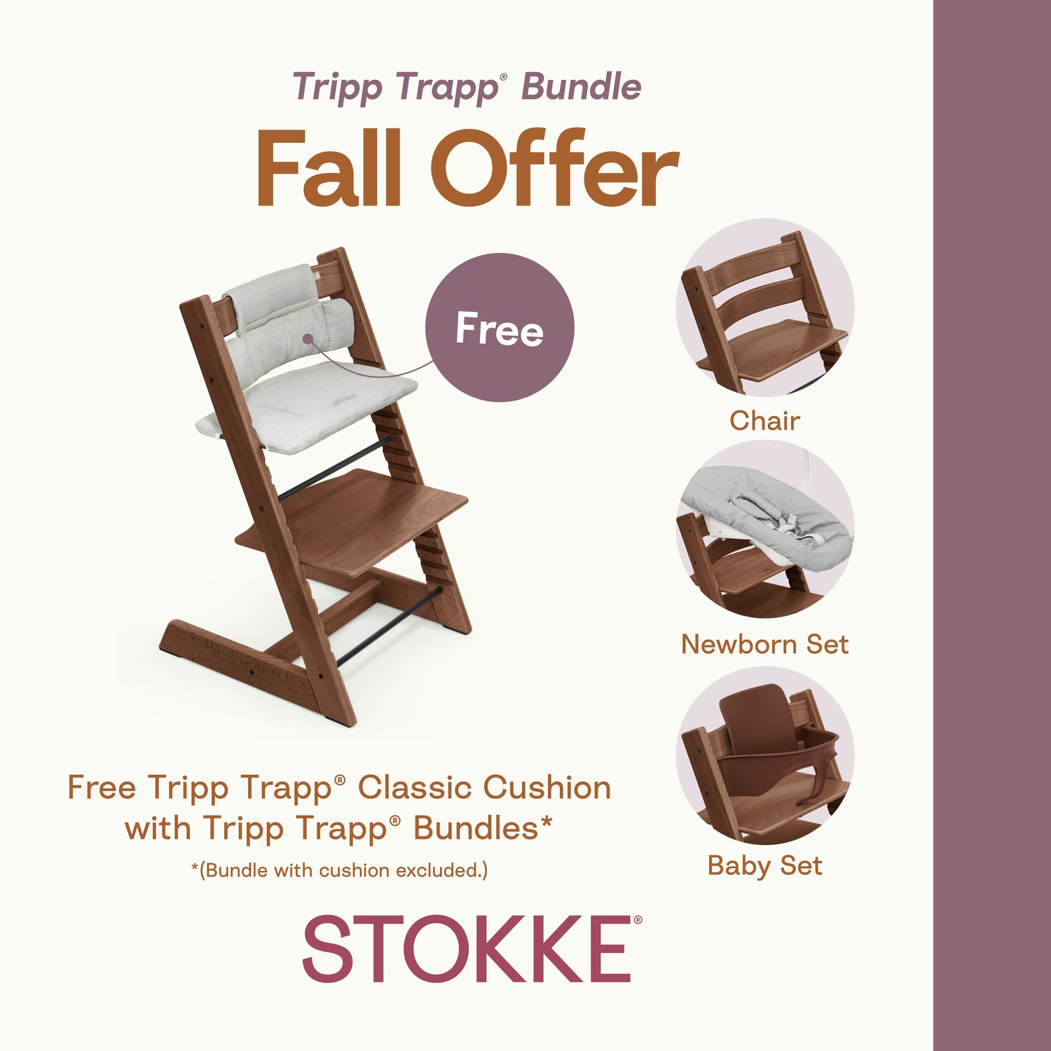 Fall Promo 25 TT - High Chair Newborn Bundle + Free Classic Cushion