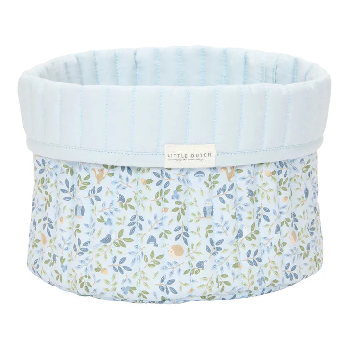 Quilted Storage Basket Small Forest Adventure