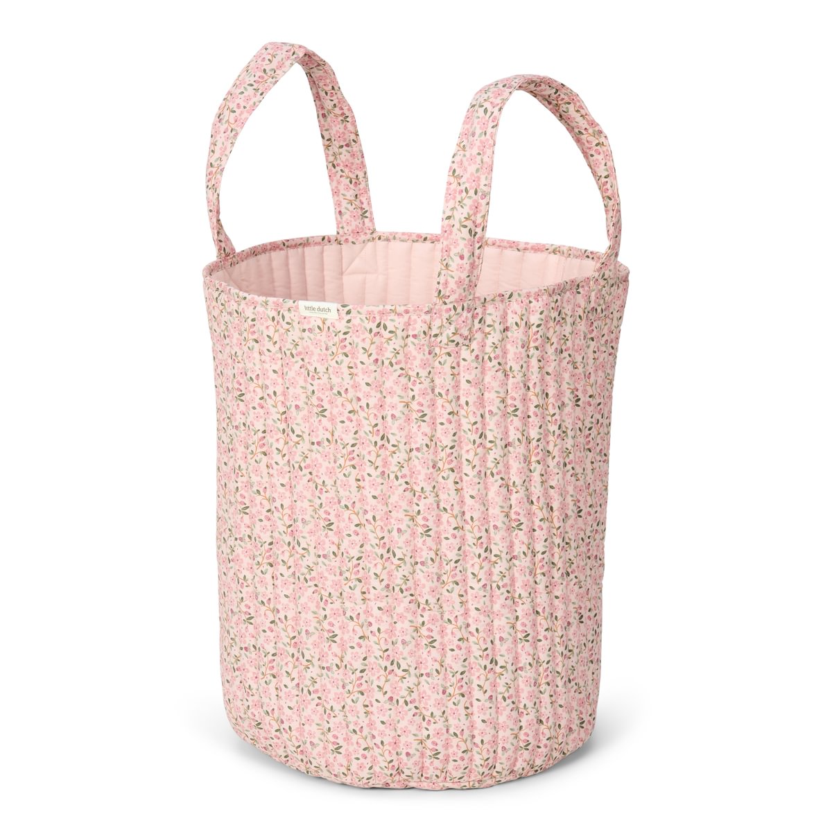 Large Quilted Storage Basket | Fairy Floral