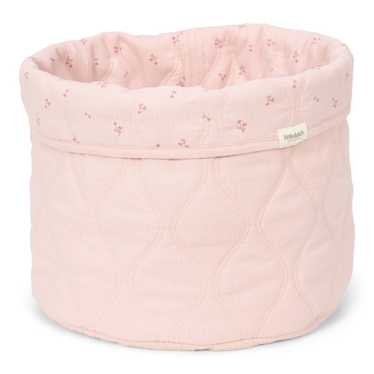Quilted Storage Basket Medium | Pure Blossom
