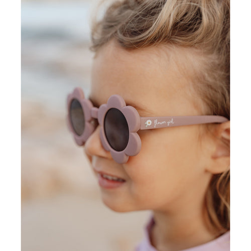 Mauve flower children's sunglasses