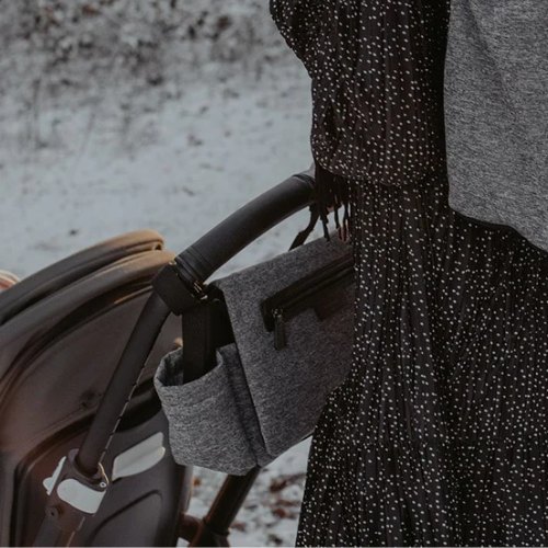 Storksak Luxe Grey Stroller Organizer Bag