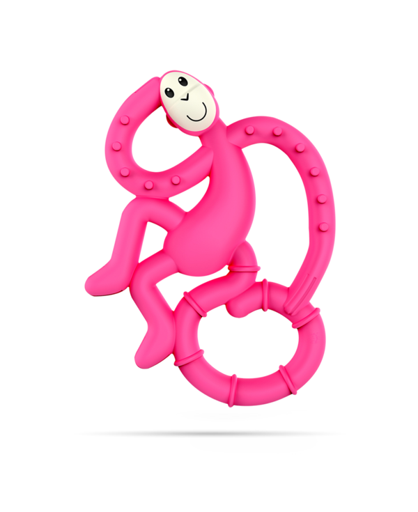 Mini Monkey Teether - Pink