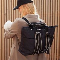 Sammi eco Convertible Backpack Black