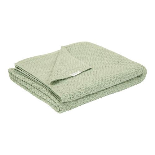 Bassinet Blanket Knitted | Pure Sage