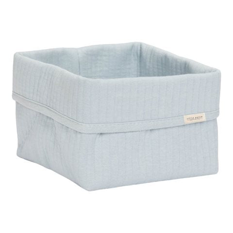 Storage basket small Pure Soft Blue