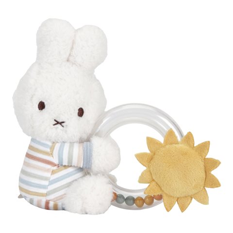 Miffy rattle ring Vintage Sunny Stripes