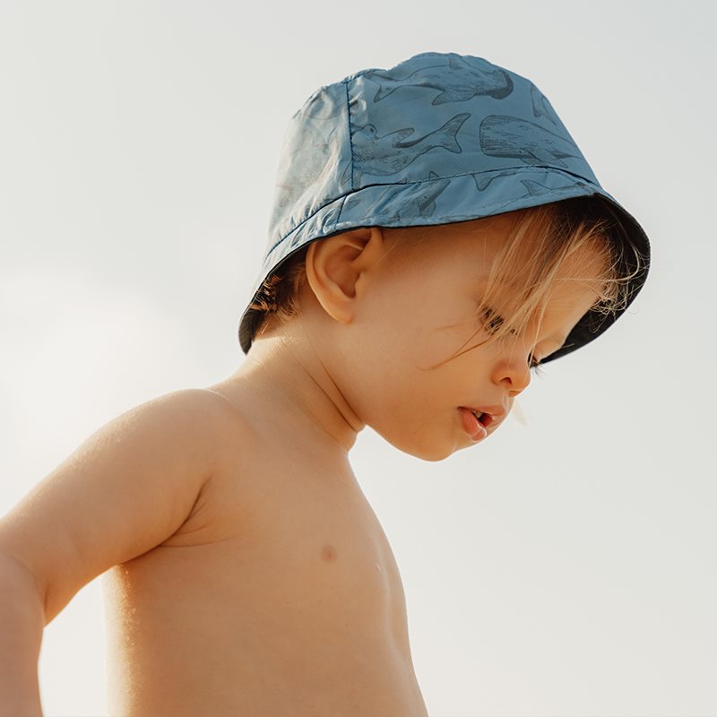 Reversible sun hat Sea Life / Blue