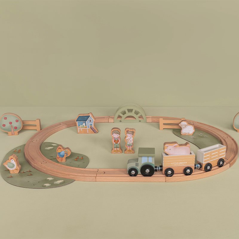 Wooden toy track hotsell