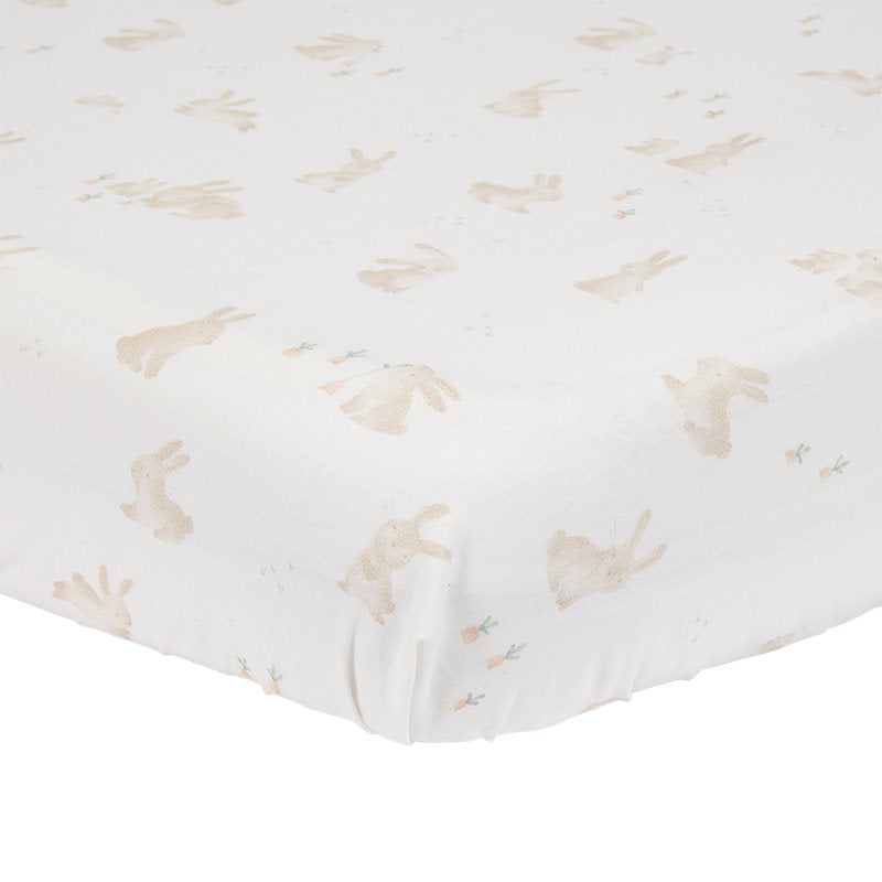 Fitted cot sheet Baby Bunny