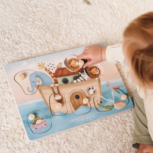 Wooden Sound puzzle Noahs Ark FSC