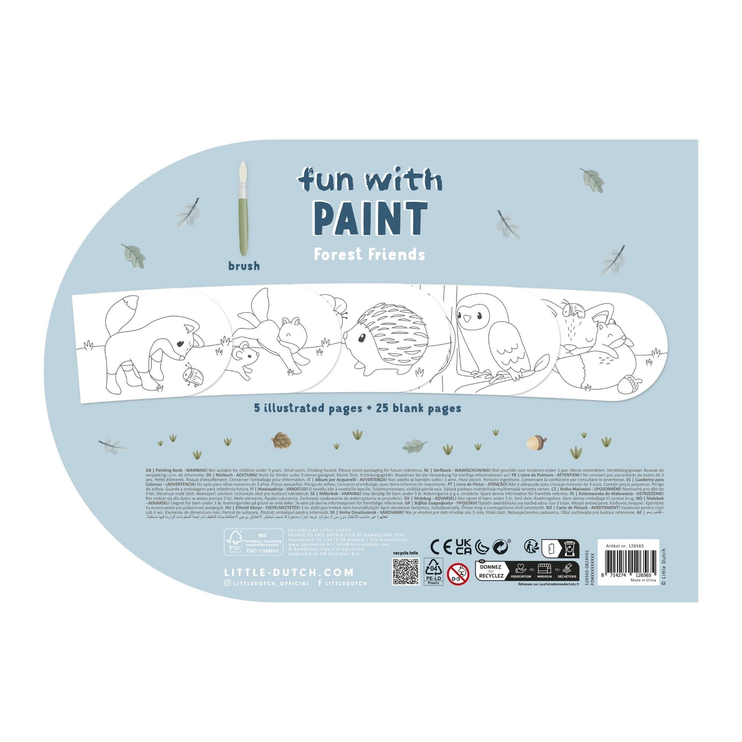 Paint Book - Forest Friends
