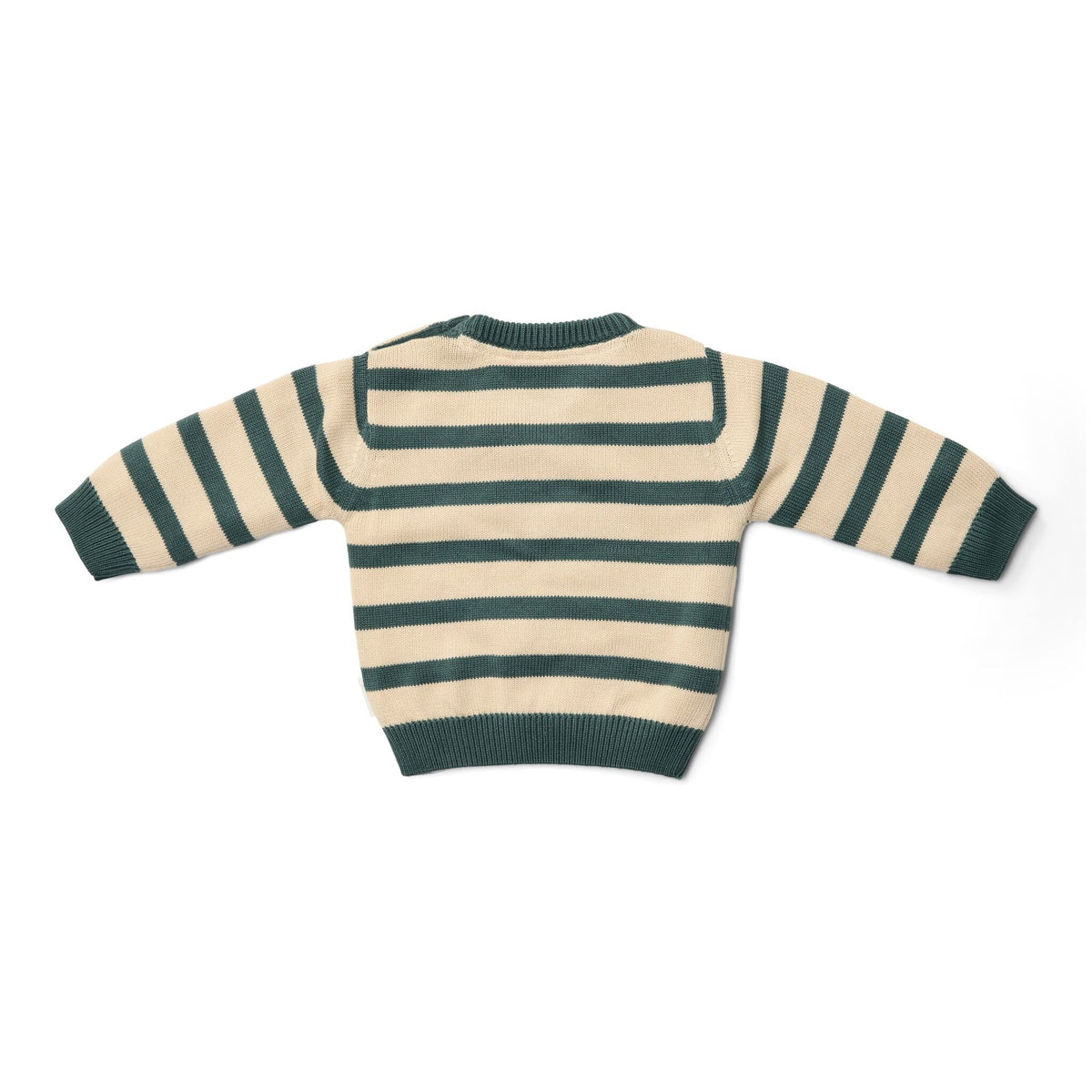 Green Stripe Knitted Sweater | Forest Friends