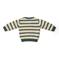 Green Stripe Knitted Sweater | Forest Friends