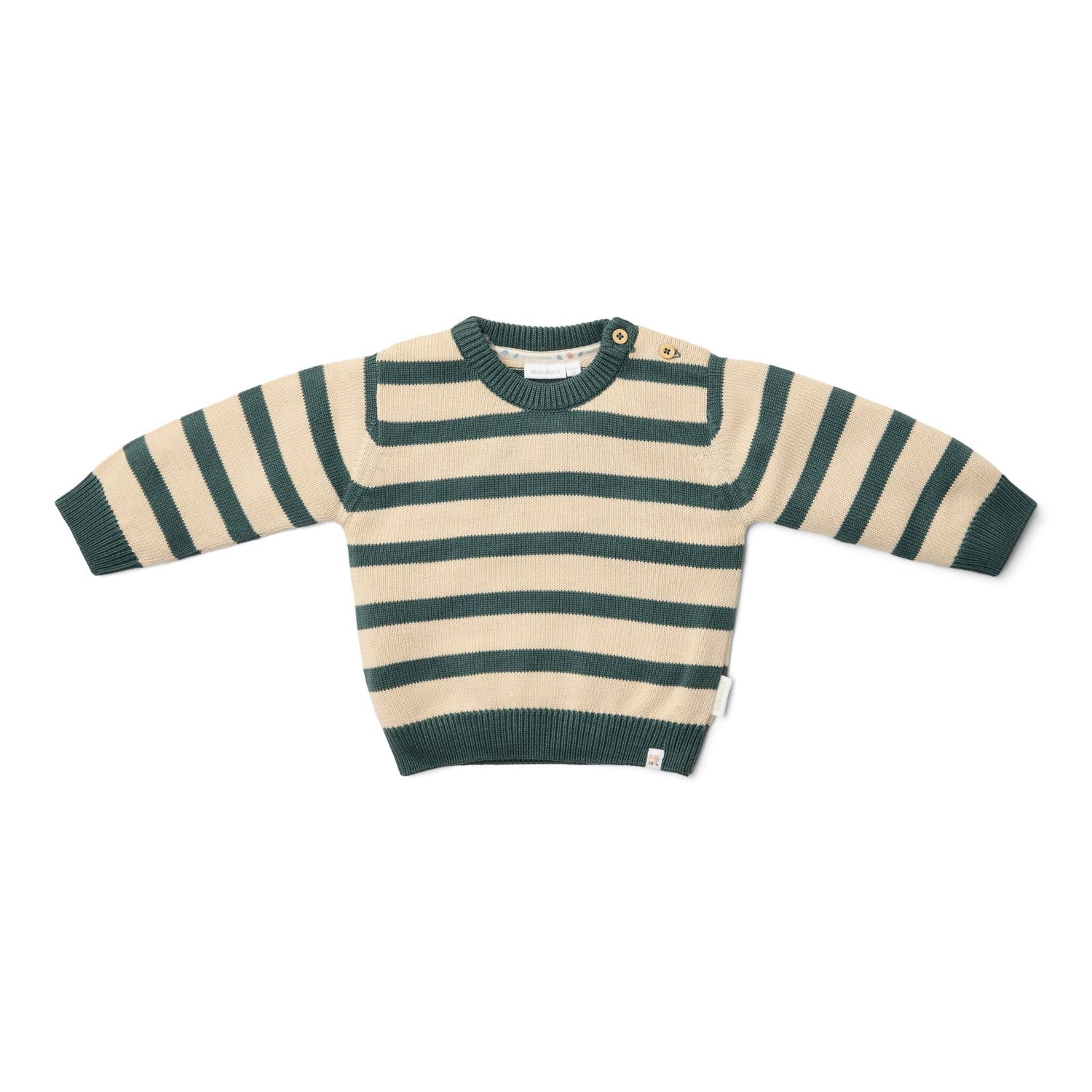 Green Stripe Knitted Sweater | Forest Friends