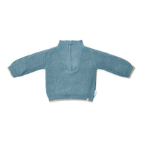 Stone Blue Knitted Sweater | Forest Friends