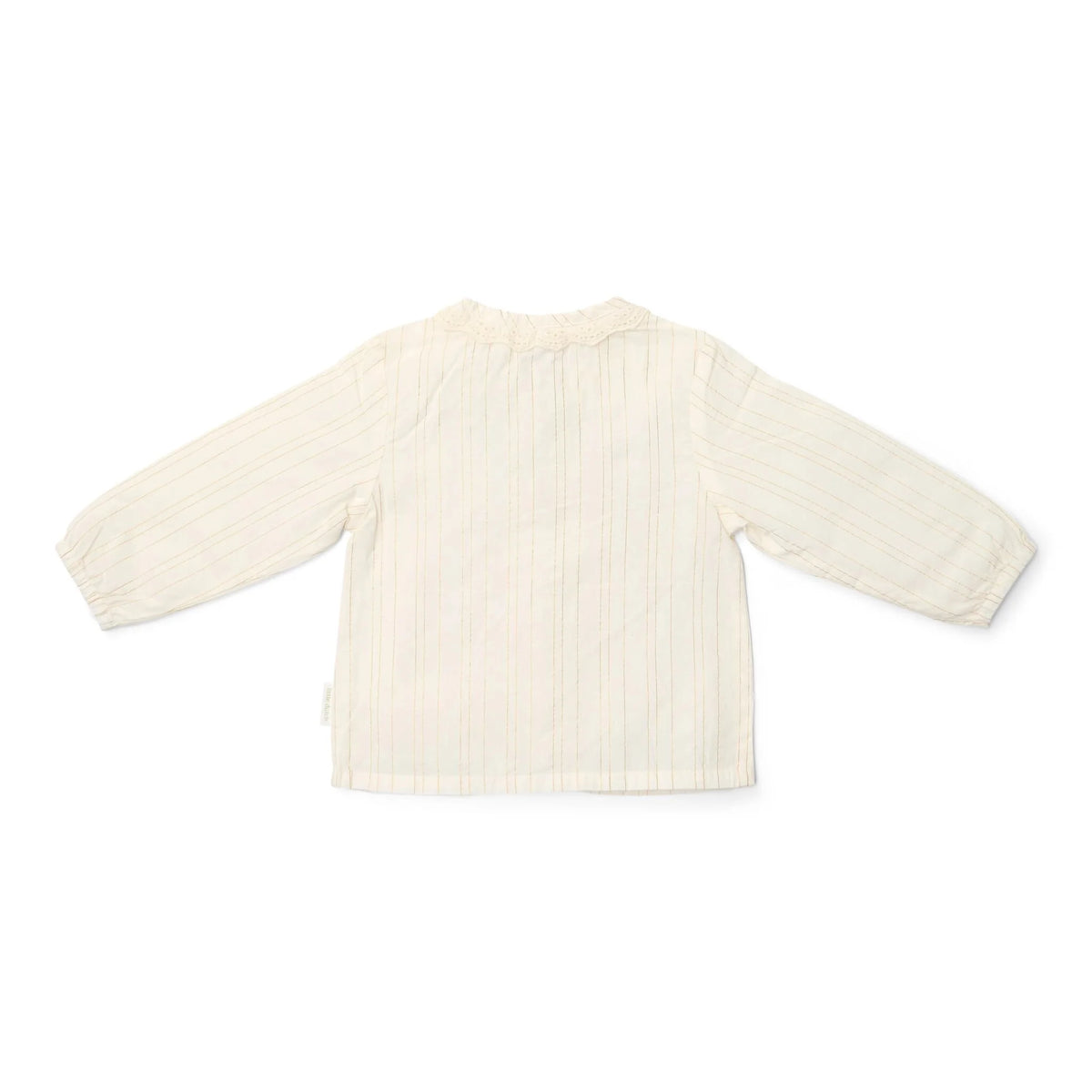 White Long Sleeve Blouse with Buttons | Fairy Garden