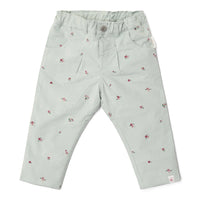 Green Flower Trousers | Fairy Garden