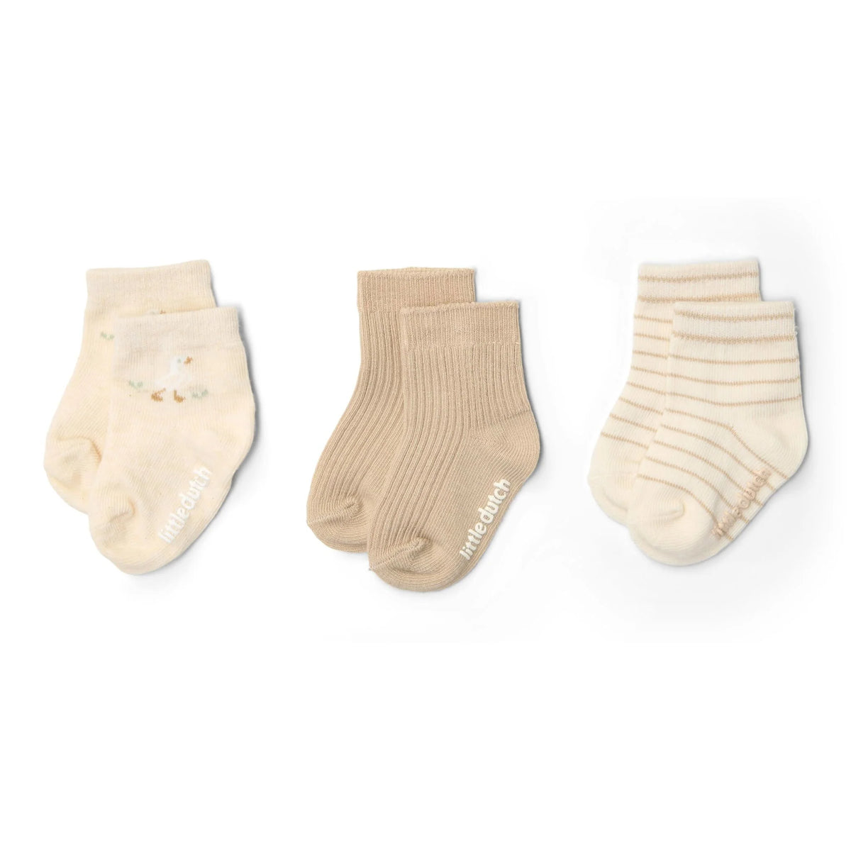 Baby Socks 3-pack Little Goose | Newborn Naturals