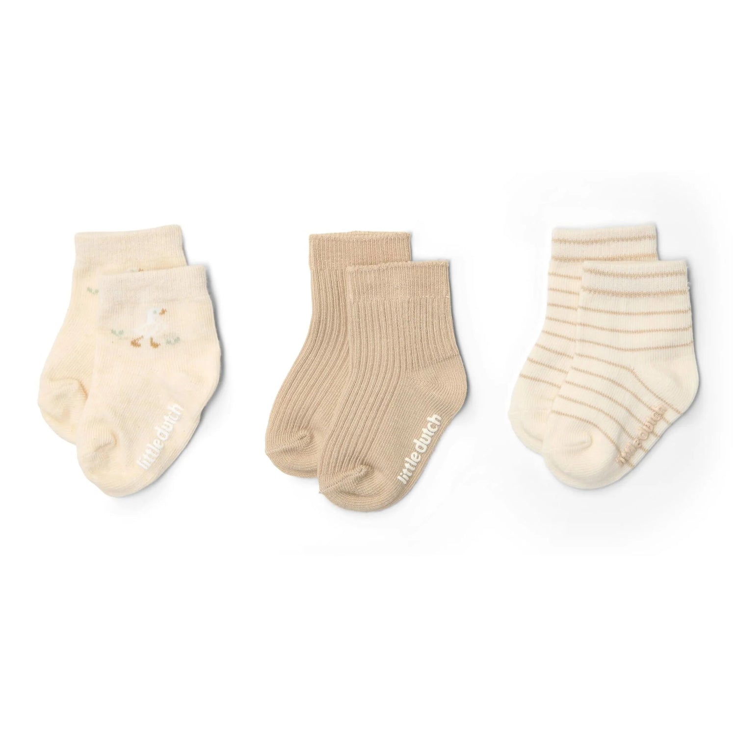 Baby Socks 3-pack Little Goose | Newborn Naturals