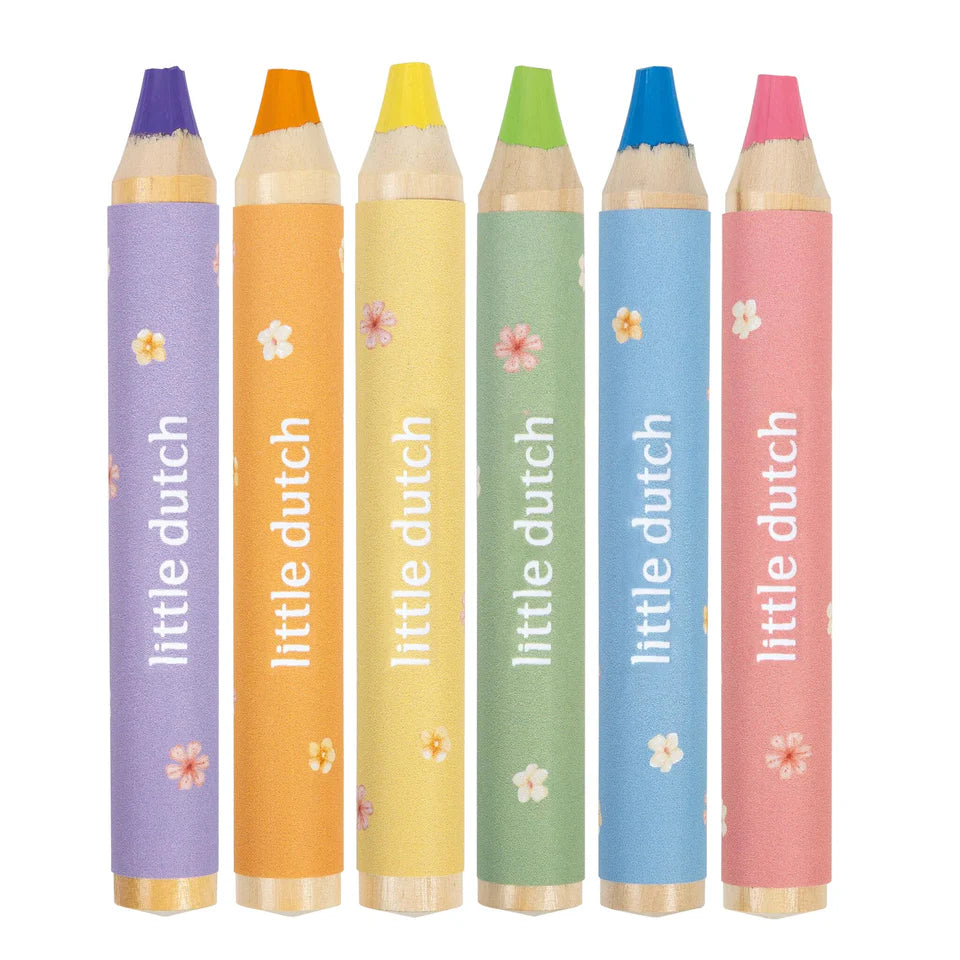 Wooden Coloured Pencils | Rosa & Friends