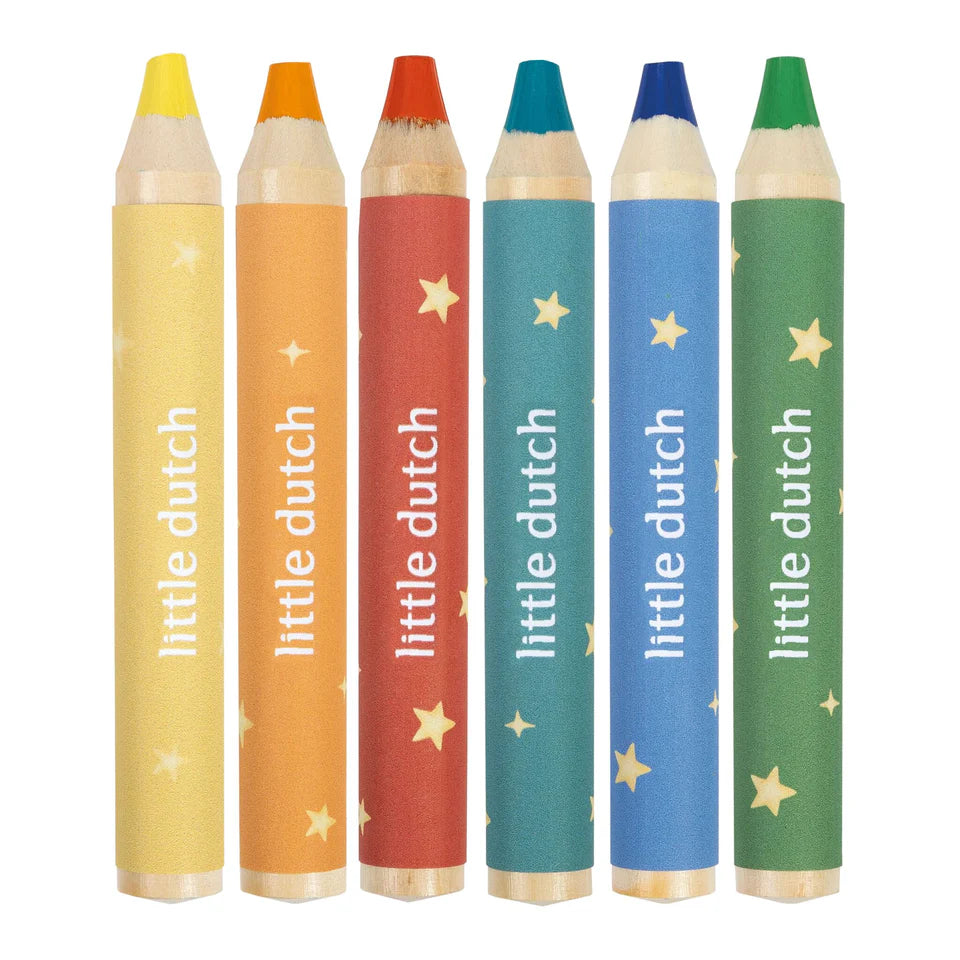 Wooden Coloured Pencils | Jim & Friends