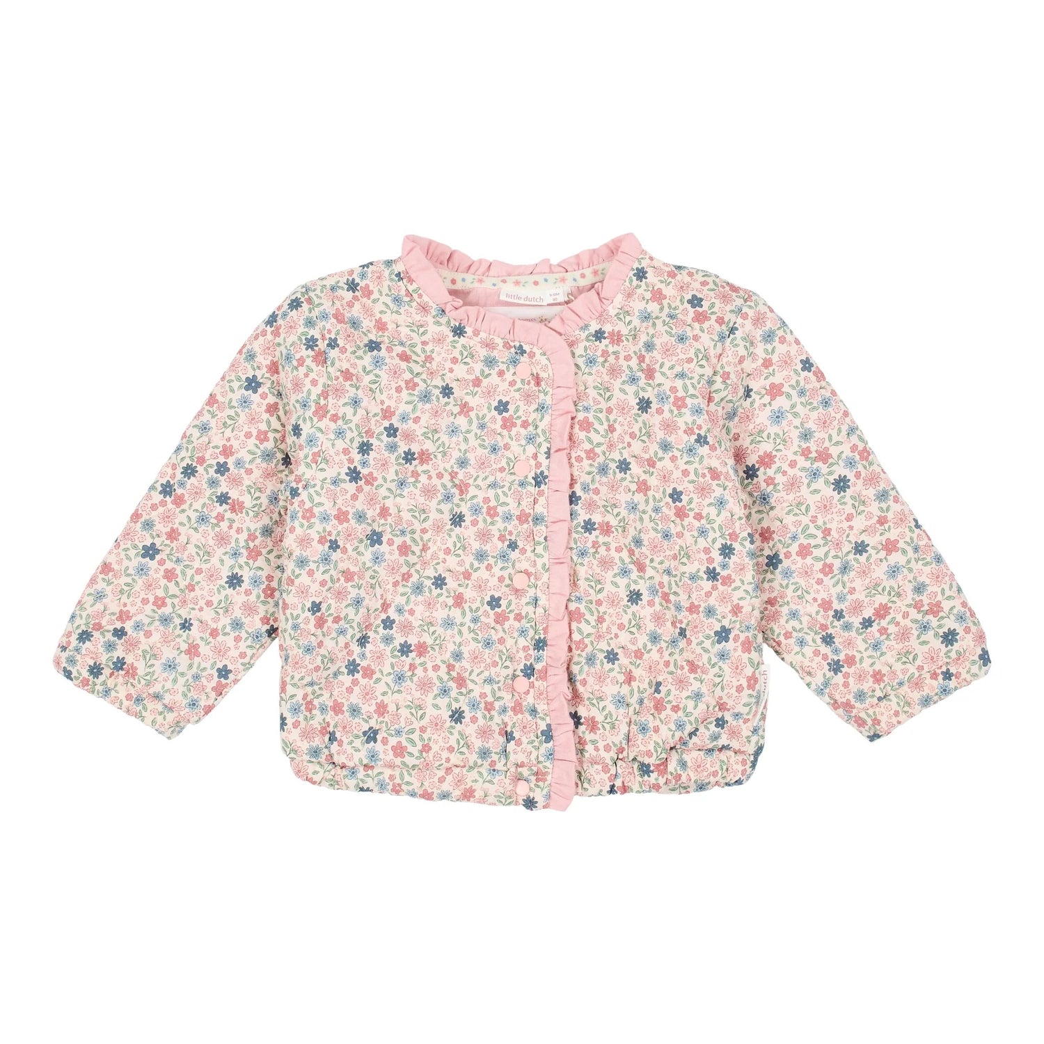 Jacket | Pink Meadow Flowers