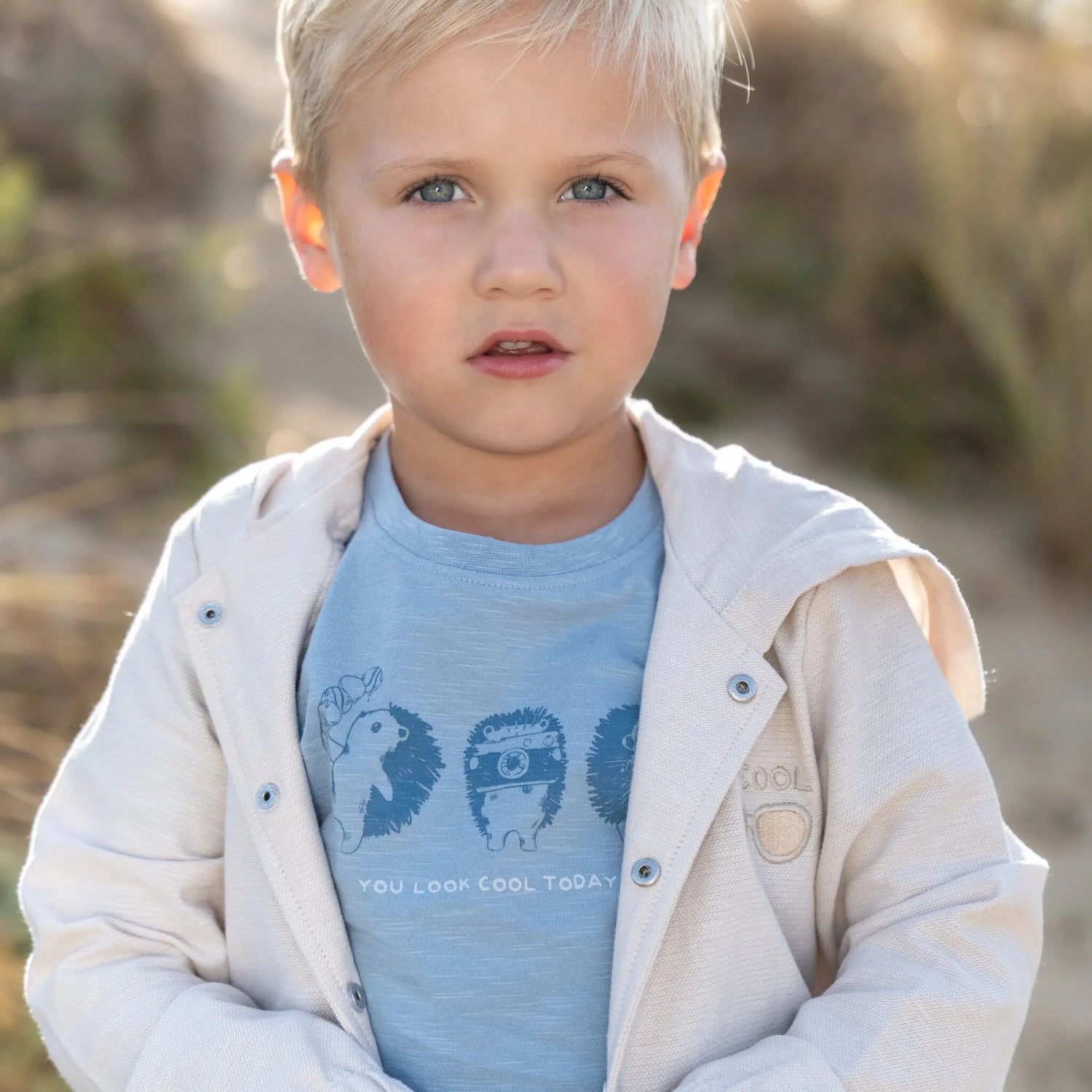 Hooded Cardigan | Sand