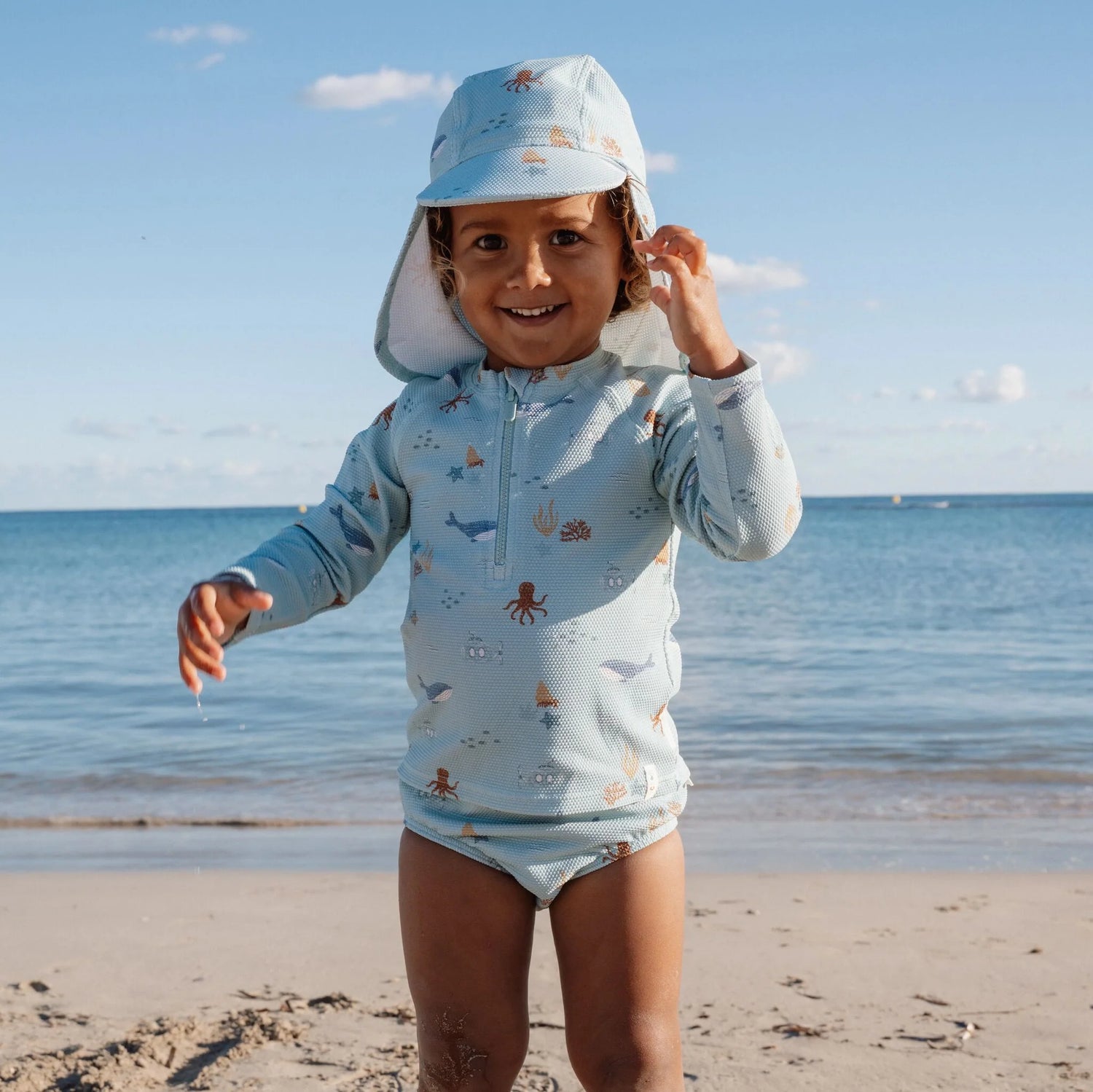 Long Sleeve Swim Shirt | Ocean Friends