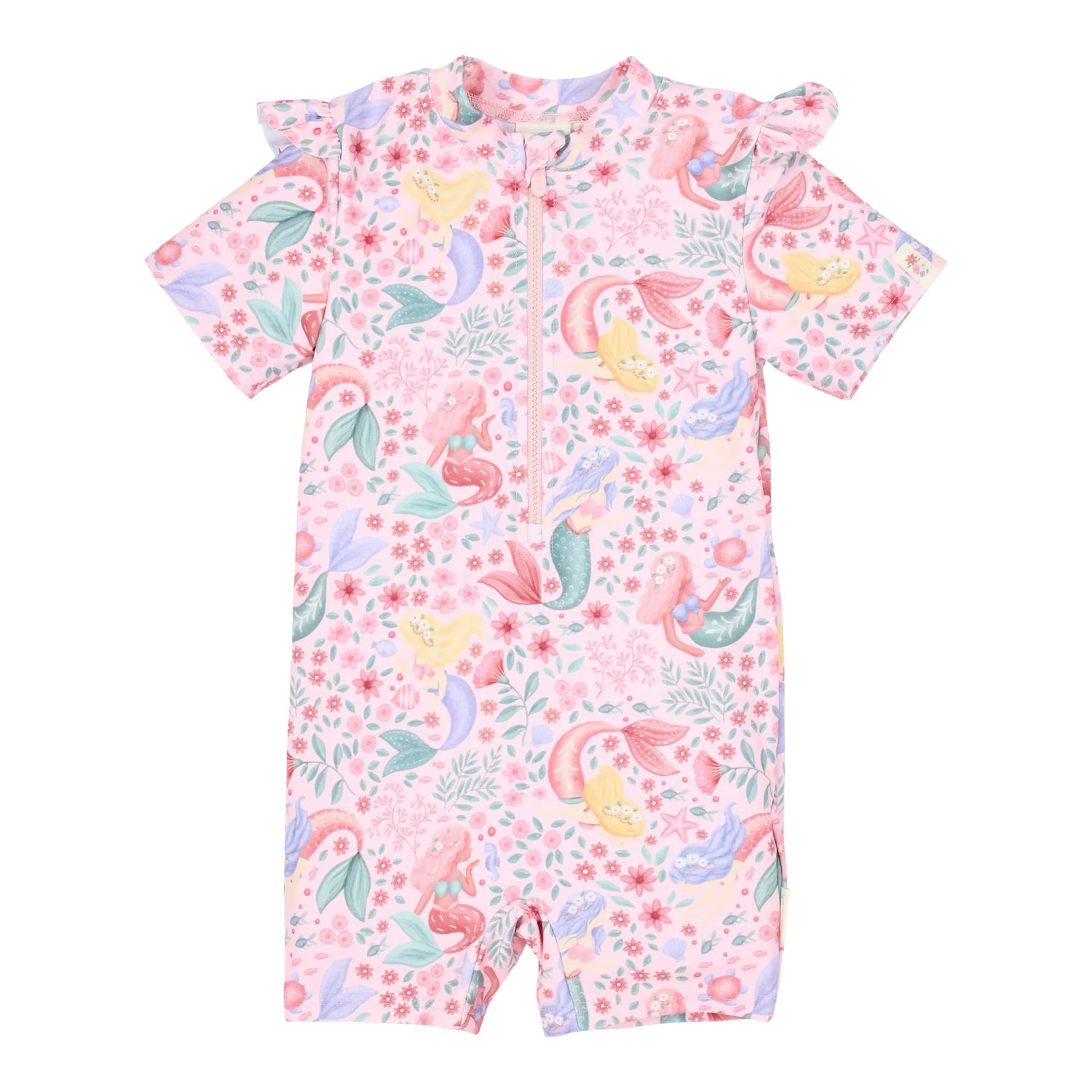 Swimsuit Short Sleeves | Dreamy Mermaid