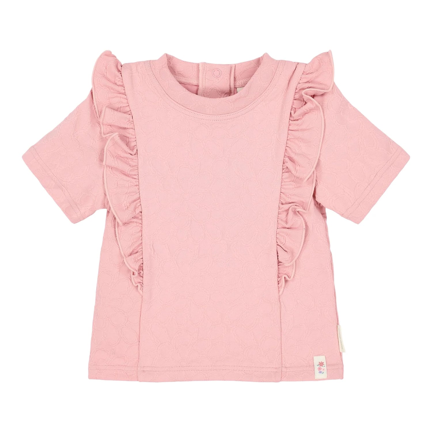Short Sleeve Swim Shirt | Dreamy Pink Rose