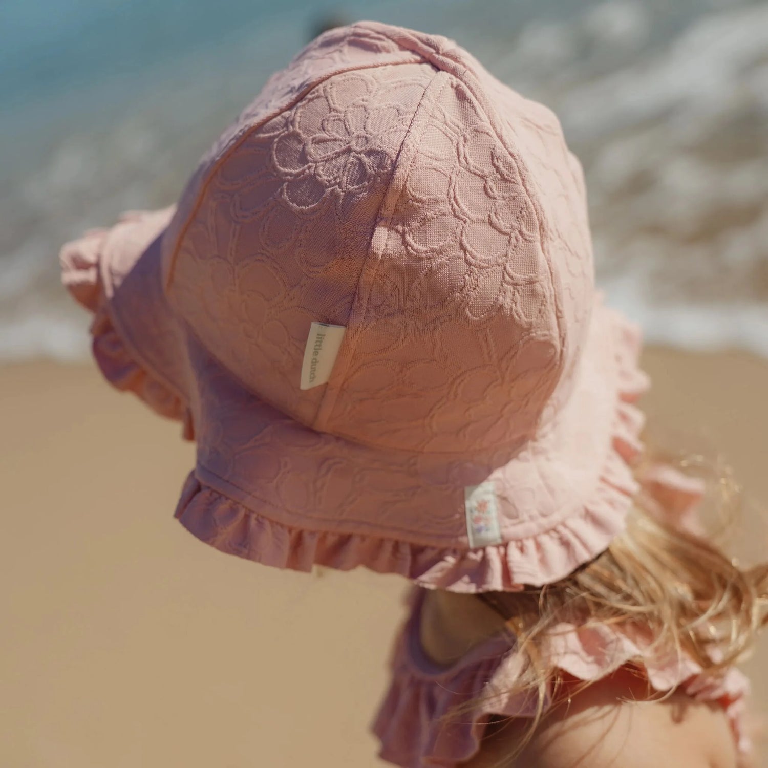 Reversible Sun Hat | Dreamy Pink Rose