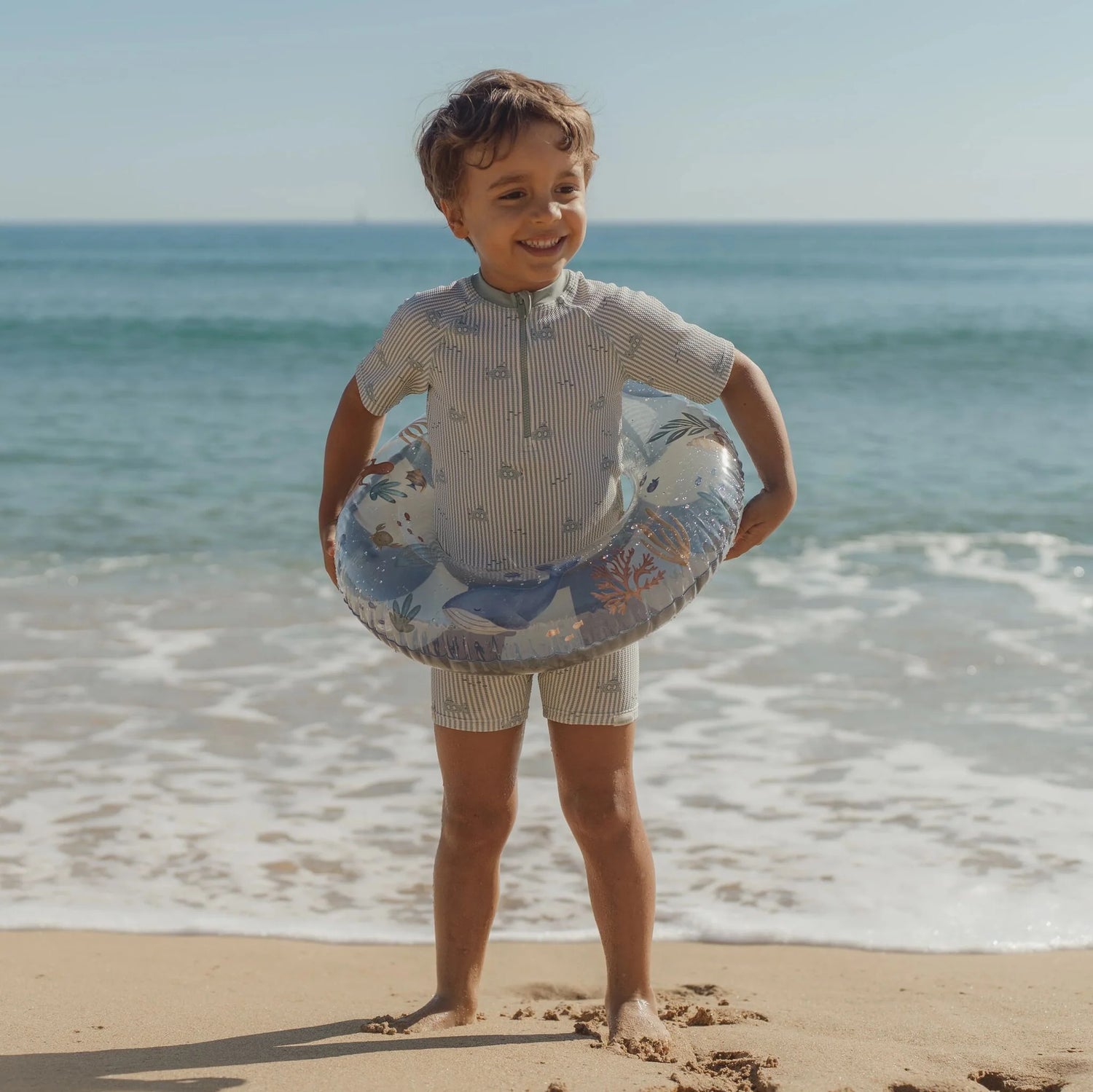 Swim T-Shirt & Shorts Set | Ocean Adventure Green