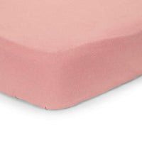 Fitted Cot Sheet Pure Pink Blush