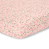 Fitted Cot Sheet Fairy Floral