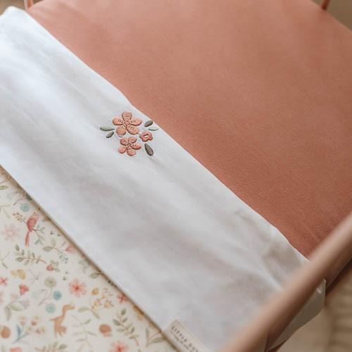 Fitted Cot Sheet Pure Pink Blush