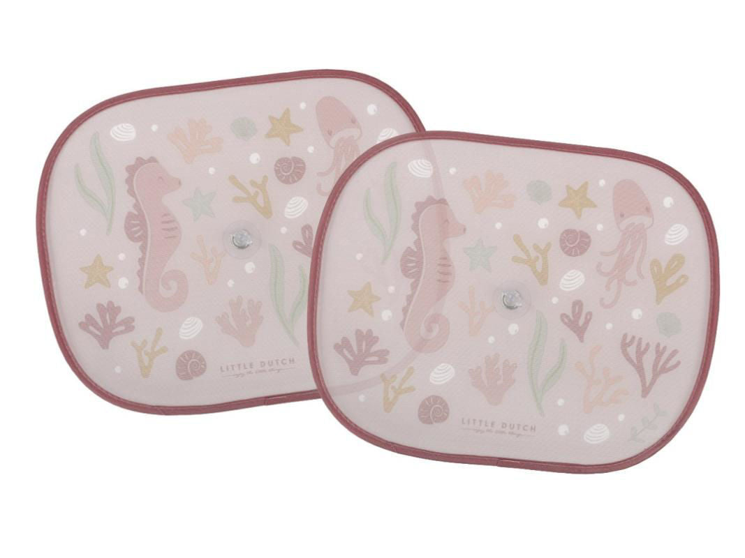 Car Sun Shade Ocean Dreams Pink