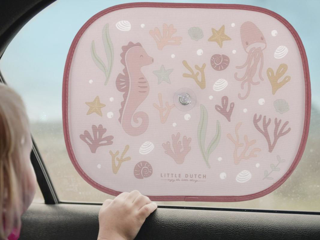 Car Sun Shade Ocean Dreams Pink