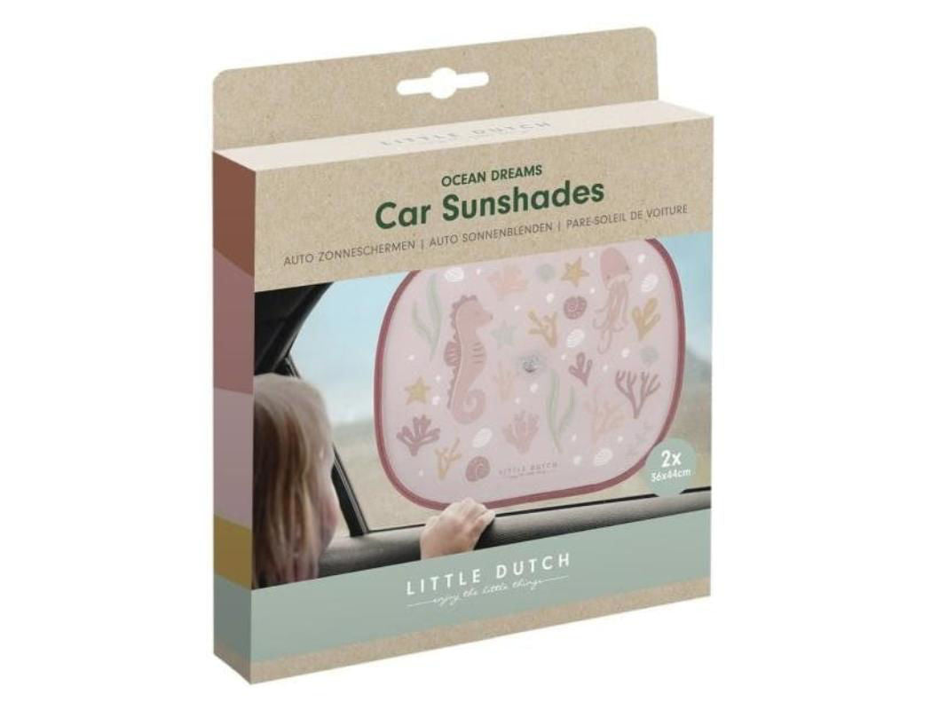 Car Sun Shade Ocean Dreams Pink