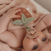 Pacifier cloth muslin Strawberry