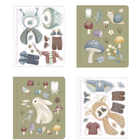 Dress Me Up Book - Forest Friends