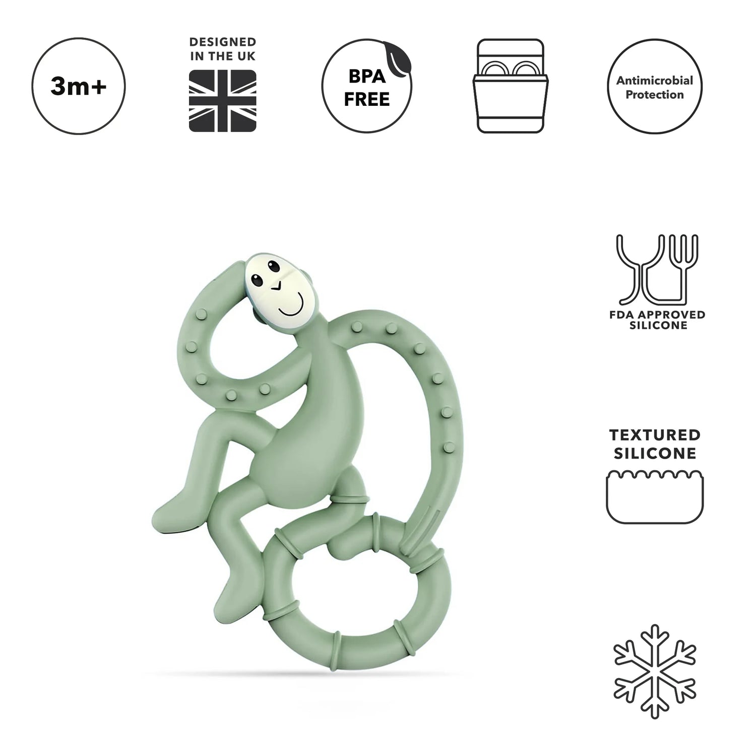 Mini Monkey Teether | Teething Toy and Gel Applicator