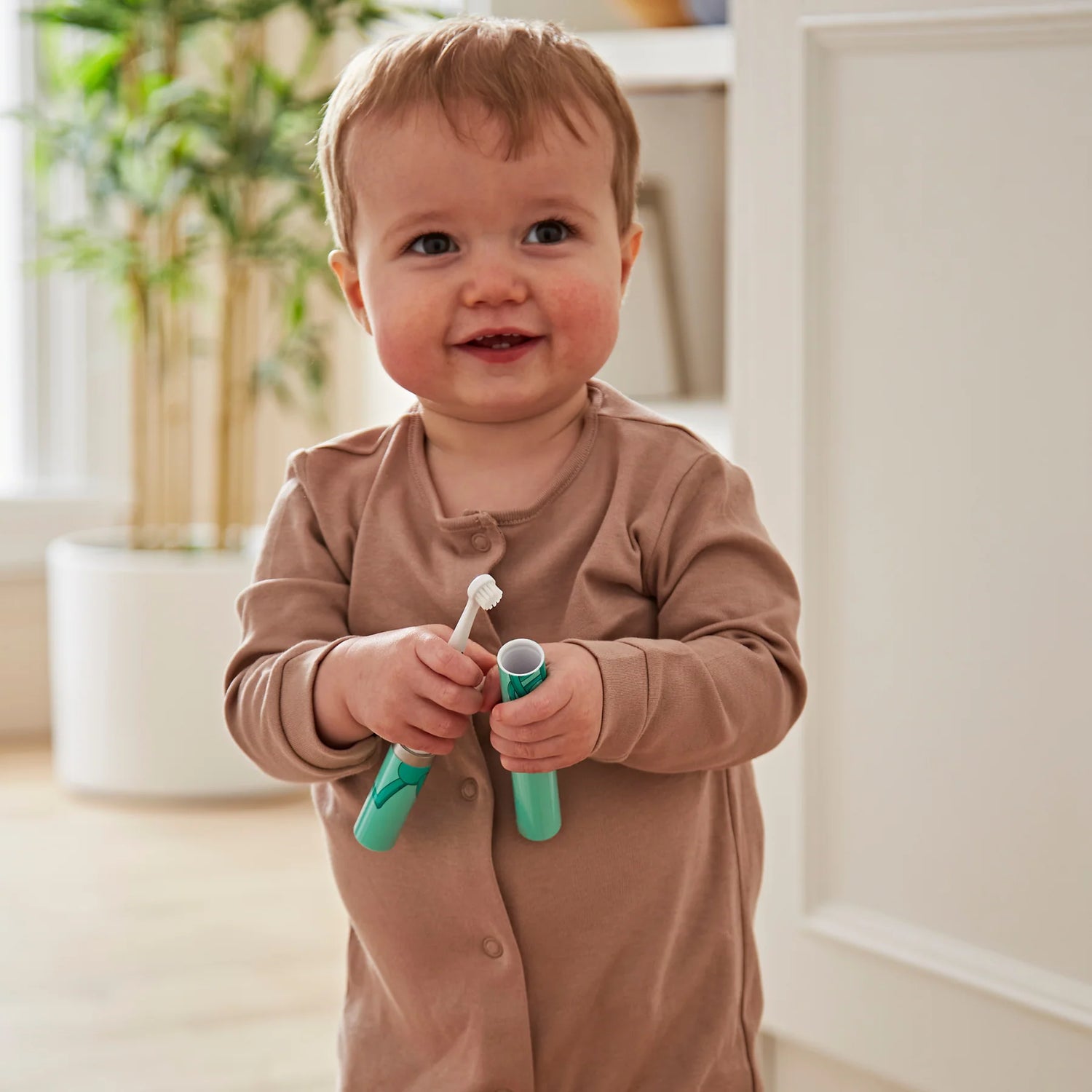 Baby Electric Sonic Toothbrush | Green