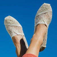 Women's Alpargata Moroccan Crochet Natural