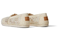 Women's Alpargata Moroccan Crochet Natural