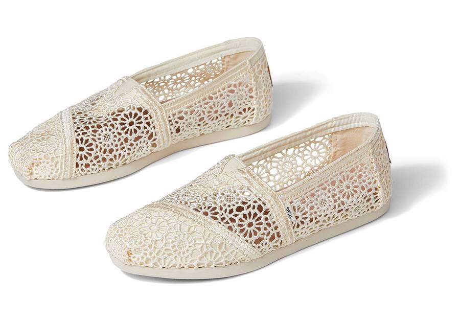 Women's Alpargata Moroccan Crochet Natural