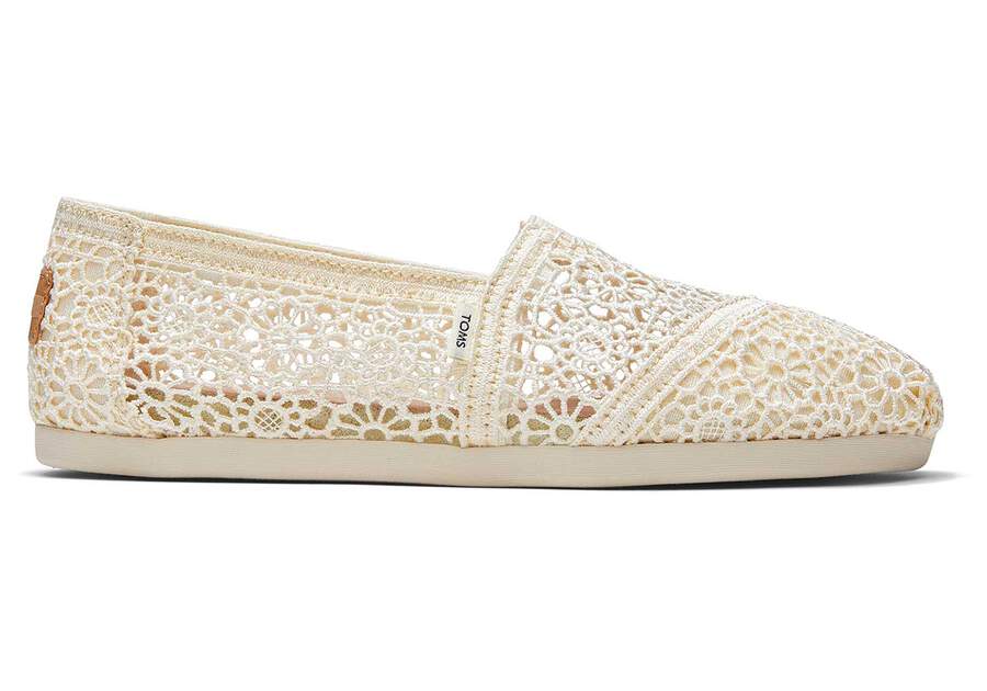 Women's Alpargata Moroccan Crochet Natural
